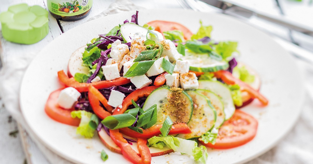 Gemischter Fit-Salat mit Zitronendressing - P. Jentschura – Natürliche ...